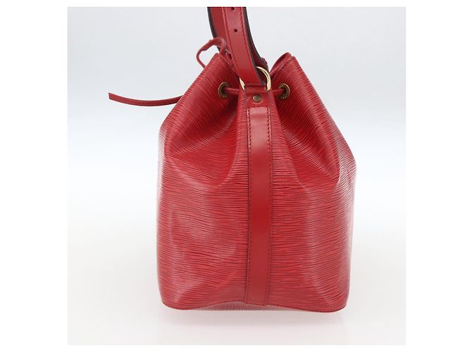 Noe LOUIS VUITTON Bolso de Hombro Petit Noé Epi Rojo M44107 LV Auth 161161 Roja - vista 4
