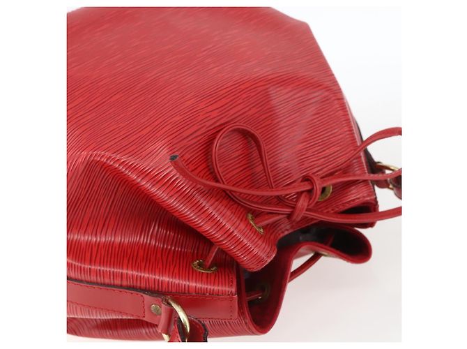Noe LOUIS VUITTON Bolso de Hombro Petit Noé Epi Rojo M44107 LV Auth 161161 Roja - vista 6