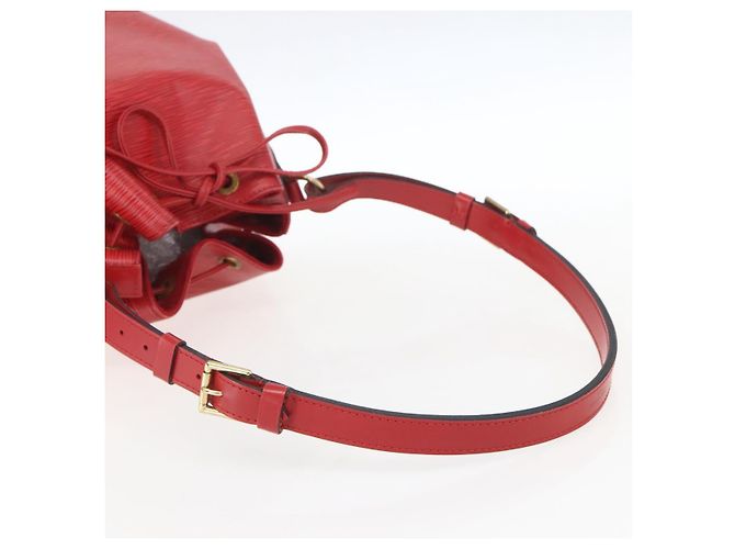 Noe LOUIS VUITTON Bolso de Hombro Petit Noé Epi Rojo M44107 LV Auth 161161 Roja - vista 7