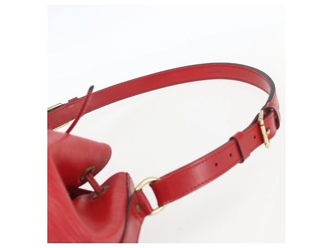 Noe LOUIS VUITTON Bolso de Hombro Petit Noé Epi Rojo M44107 LV Auth 161161 Roja - vista 8