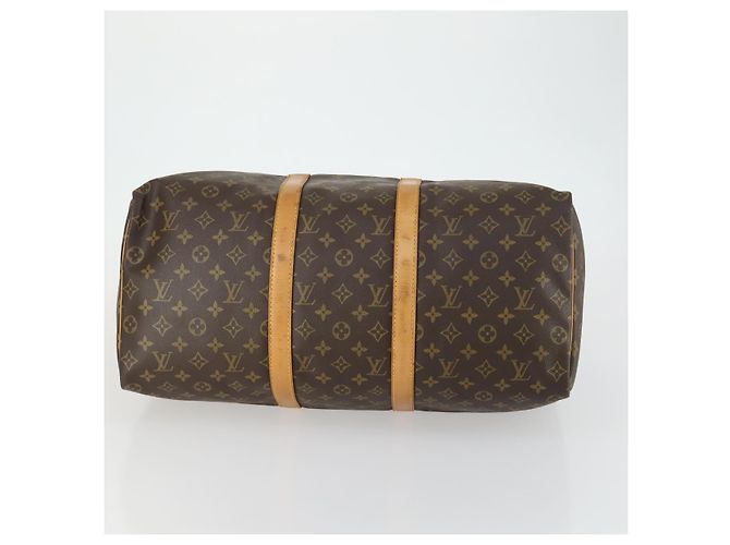 LOUIS VUITTON Borsa Boston Monogram Keepall 50 M41426 LV Auth 159645 Monogramma - vista 5