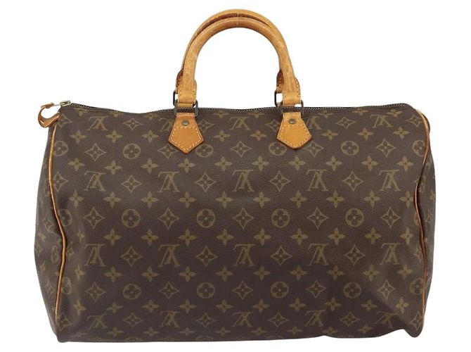 LOUIS VUITTON Borsa a Mano Monogram Speedy 40 M41522 LV Auth am10412 Monogramma - vista 2