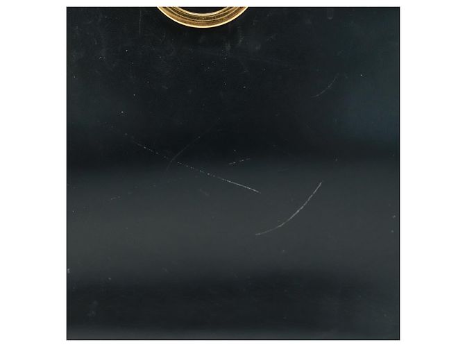 Borsa a mano in pelle Gancini Salvatore Ferragamo 2 in 1 Blu Navy Oro Auth 160979 - vista 2
