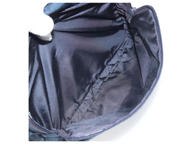 Borsa a Spalla PRADA in Nylon Blu Navy Argento Autentica 161779 - vista 21