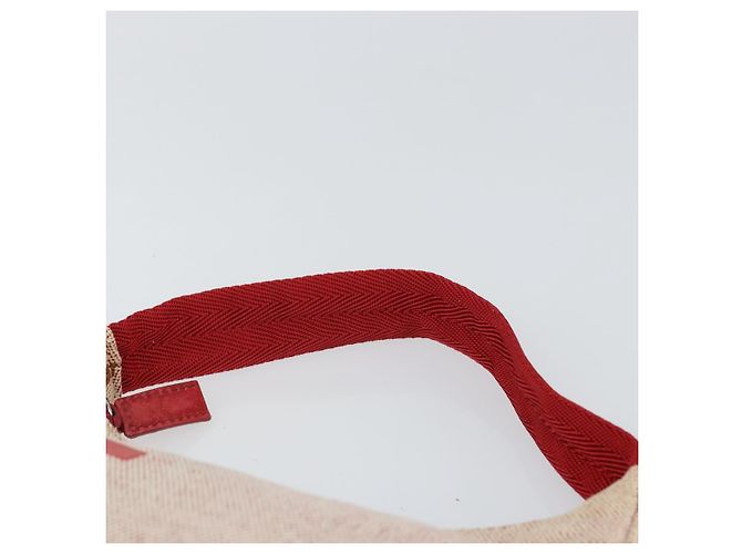 PRADA Sporttasche aus Canvas Grau Rot Auth hk3258 Braun - Ansicht 8