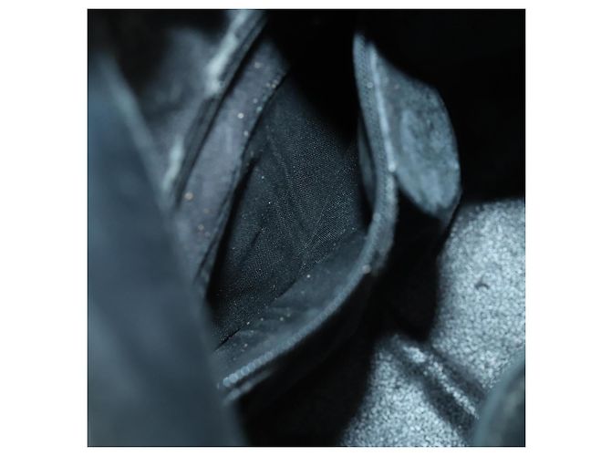 Bamboo Borsa a mano GUCCI in pelle scamosciata 2 in 1 nera e oro 0013754 Auth 160497 Nero D'oro - vista 11