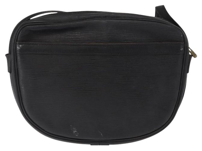 LOUIS VUITTON Epi Jeune Fille MM Schultertasche Schwarz M52152 LV Auth 160180 - Ansicht 2