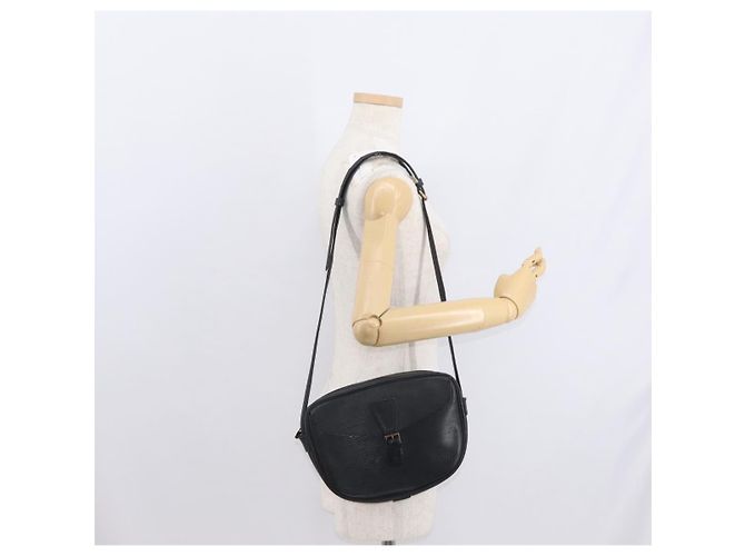 LOUIS VUITTON Epi Jeune Fille MM Schultertasche Schwarz M52152 LV Auth 160180 - Ansicht 22