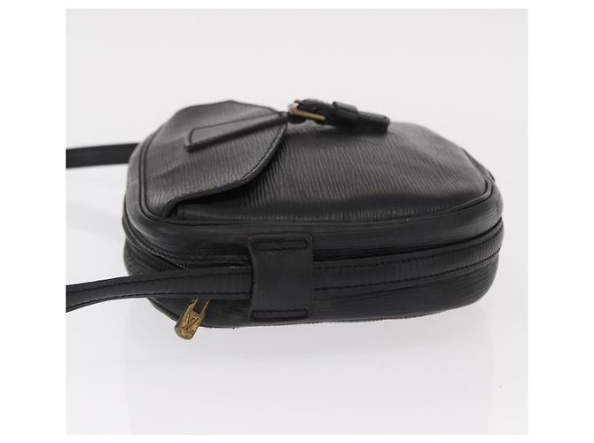 LOUIS VUITTON Epi Jeune Fille MM Schultertasche Schwarz M52152 LV Auth 160180 - Ansicht 4