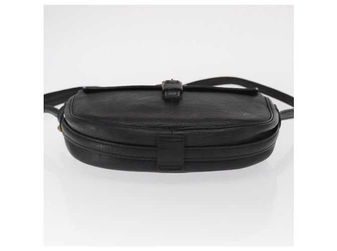 LOUIS VUITTON Epi Jeune Fille MM Schultertasche Schwarz M52152 LV Auth 160180 - Ansicht 5