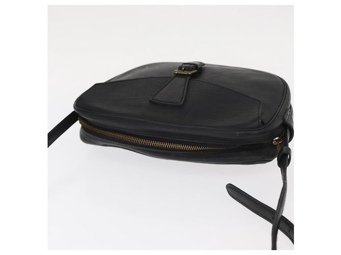 LOUIS VUITTON Epi Jeune Fille MM Schultertasche Schwarz M52152 LV Auth 160180 - Ansicht 6