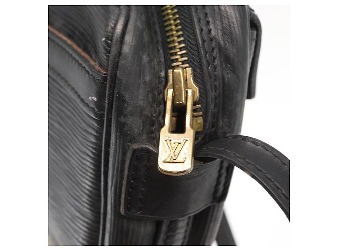 LOUIS VUITTON Epi Jeune Fille MM Schultertasche Schwarz M52152 LV Auth 160180 - Ansicht 9