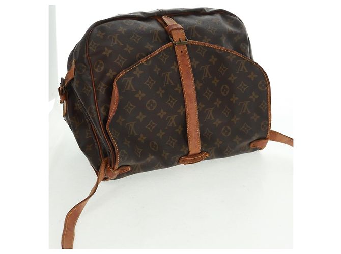 LOUIS VUITTON Borsa a Spalla Monogram Saumur 35 M42254 LV Auth 161371 Monogramma - vista 14