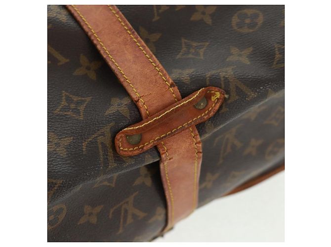 LOUIS VUITTON Borsa a Spalla Monogram Saumur 35 M42254 LV Auth 161371 Monogramma - vista 16