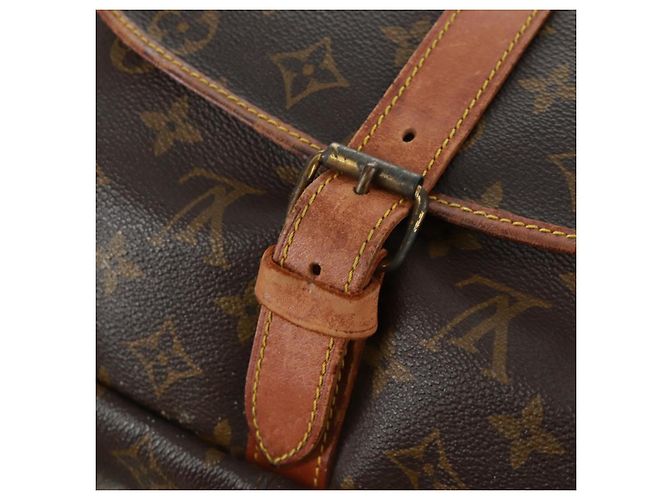 LOUIS VUITTON Borsa a Spalla Monogram Saumur 35 M42254 LV Auth 161371 Monogramma - vista 24