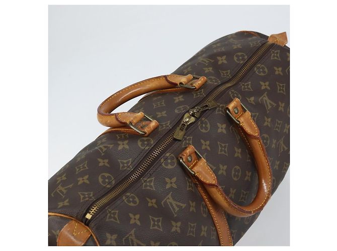 LOUIS VUITTON Borsa Boston Monogram Keepall 45 M41428 LV Auth am10382 Monogramma - vista 6