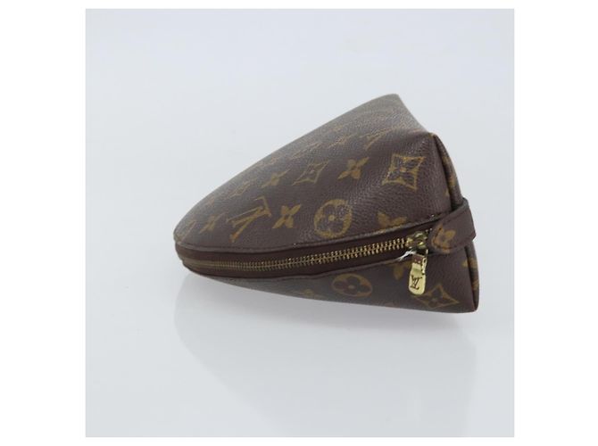 LOUIS VUITTON Pochette Cosmetica Demi Ronde Monogram M47520 LV Auth 161707 Monogramma - vista 4