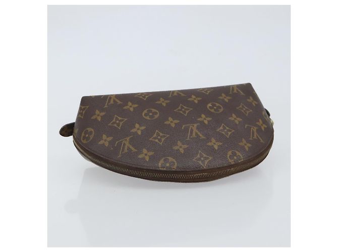 LOUIS VUITTON Pochette Cosmetica Demi Ronde Monogram M47520 LV Auth 161707 Monogramma - vista 5