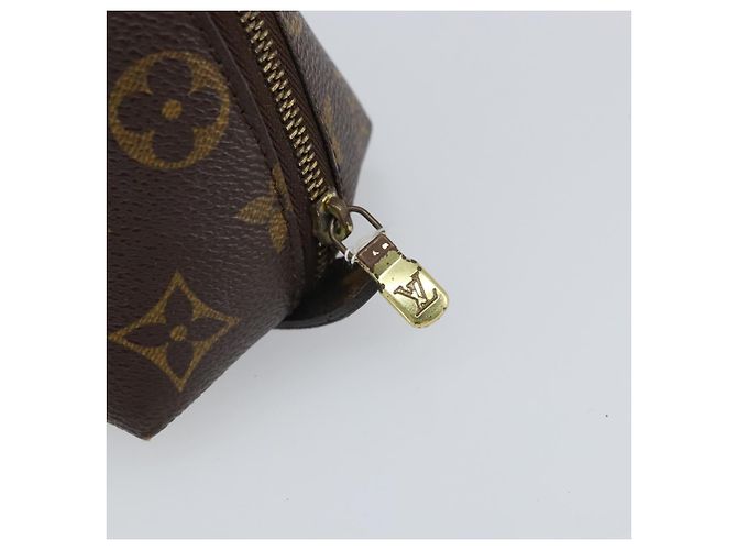 LOUIS VUITTON Pochette Cosmetica Demi Ronde Monogram M47520 LV Auth 161707 Monogramma - vista 8