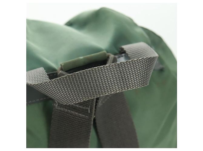 PRADA Rucksack aus Nylon Silber Hellgrün Auth 161541 - Ansicht 14