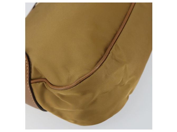 Borsa a Spalla PRADA Nylon Beige Argento Autentica 162978 - vista 14