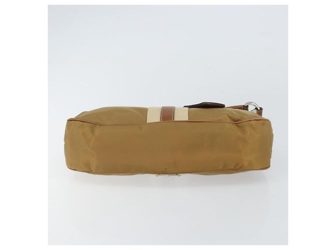 Borsa a Spalla PRADA Nylon Beige Argento Autentica 162978 - vista 5
