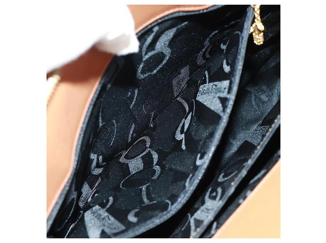 Borsa a mano in pelle Salvatore Ferragamo 2 in 1 marrone oro Auth 159378 - vista 28