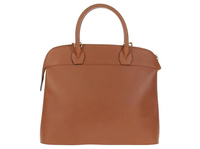 Borsa a mano in pelle Salvatore Ferragamo 2 in 1 marrone oro Auth 159378 - vista 3
