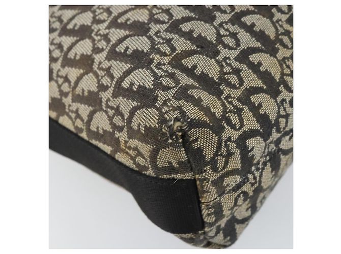 Borsa a Spalla in Tela Trotter Christian Dior Navy Argento Auth 160674 Blu navy - vista 16