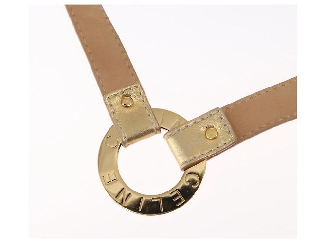 Céline CINTURA CELINE Pelle 66,9"" Oro Auth 160949 D'oro - vista 12