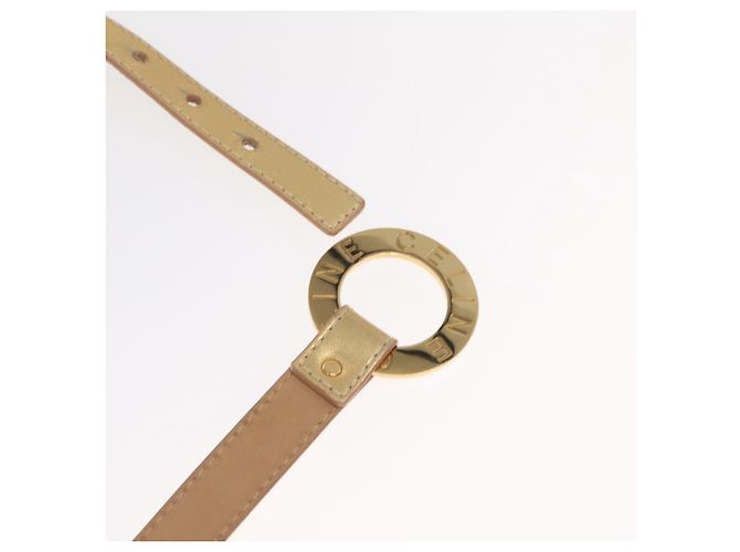 Céline CINTURA CELINE Pelle 66,9"" Oro Auth 160949 D'oro - vista 14