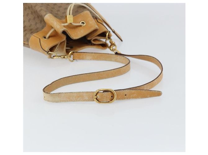 Borsa Sherry Line in PVC Beige Micro GG Supreme Web di GUCCI 001 58 4793 Auth 161752 D'oro - vista 7