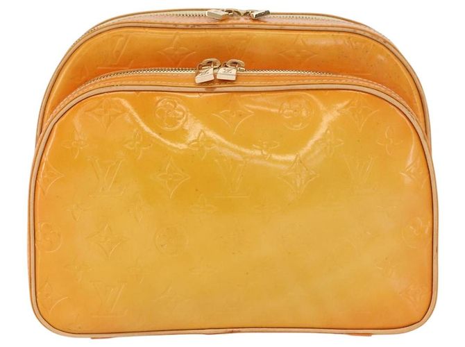 LOUIS VUITTON Zaino Marley Monogram Vernis Giallo M91040 LV Auth 160551 - vista 13