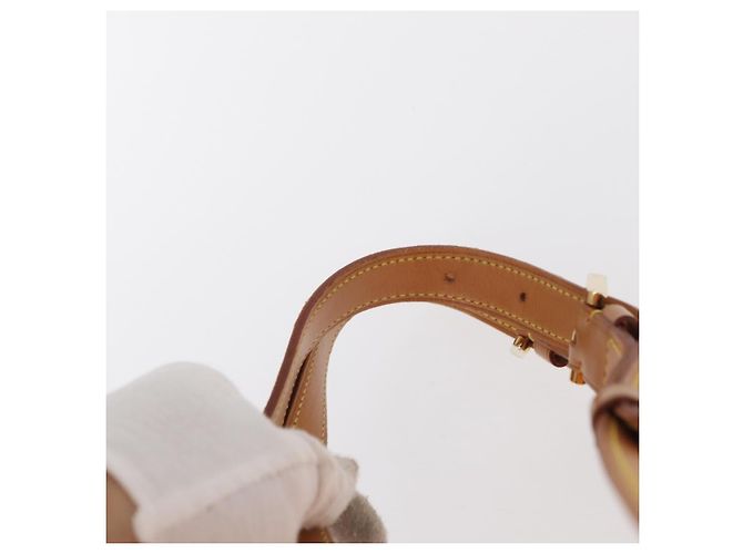 LOUIS VUITTON Zaino Marley Monogram Vernis Giallo M91040 LV Auth 160551 - vista 14