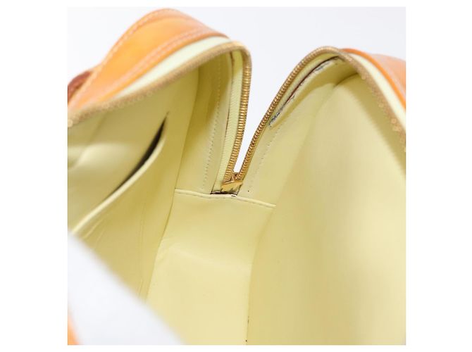 LOUIS VUITTON Zaino Marley Monogram Vernis Giallo M91040 LV Auth 160551 - vista 20