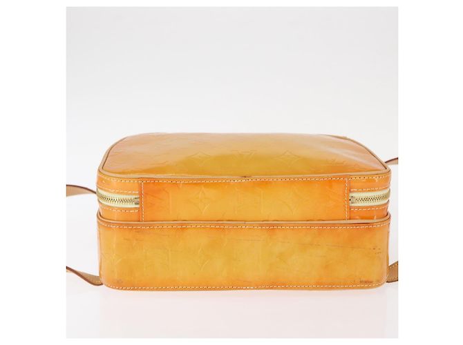 LOUIS VUITTON Zaino Marley Monogram Vernis Giallo M91040 LV Auth 160551 - vista 5