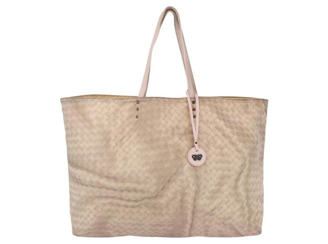 Bottega Veneta Sac Tote en Nylon Rose Authentique 161323 - vue 13