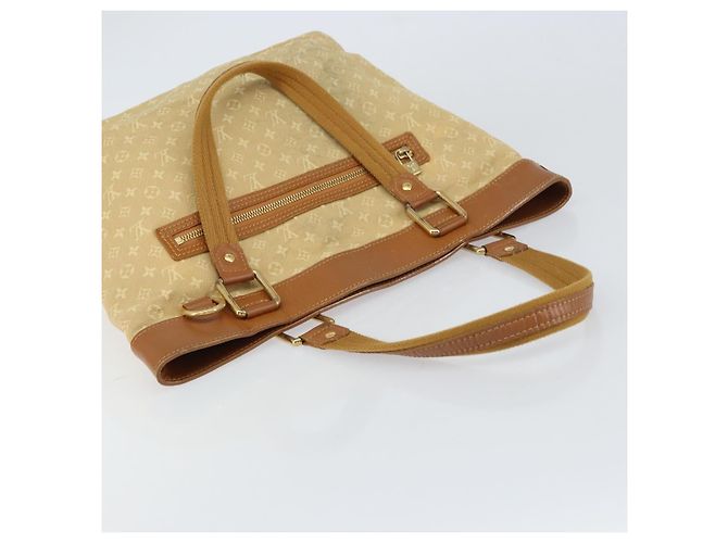 LOUIS VUITTON Borsa Tote Mini Lucille GM Monogram Beige M92683 LV Auth 161105 - vista 6
