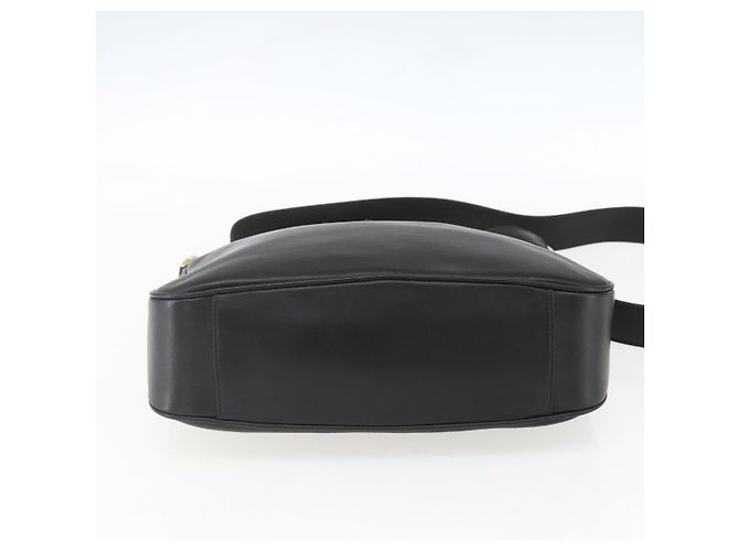 Borsa a mano in pelle Gucci Bamboo 2way Nera Oro 001 1638 Auth 159054 Nero D'oro - vista 5