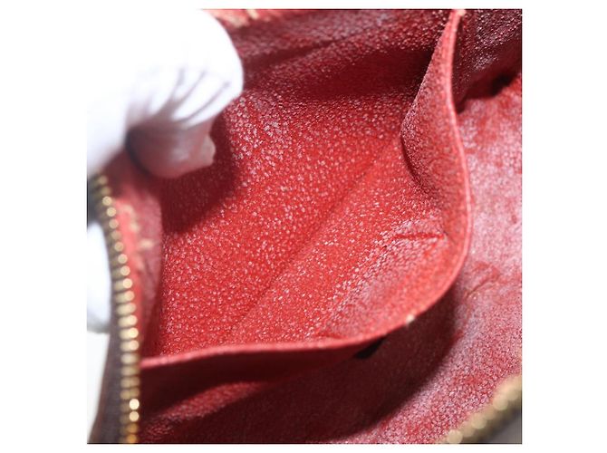 LOUIS VUITTON Pochette Cosmetica PM Damier Ebene N47516 Auth LV 163008 - vista 11