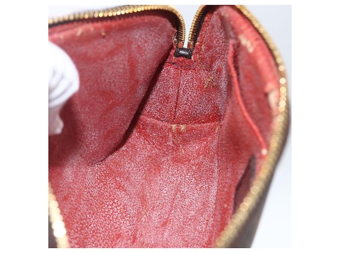 LOUIS VUITTON Pochette Cosmetica PM Damier Ebene N47516 Auth LV 163008 - vista 18