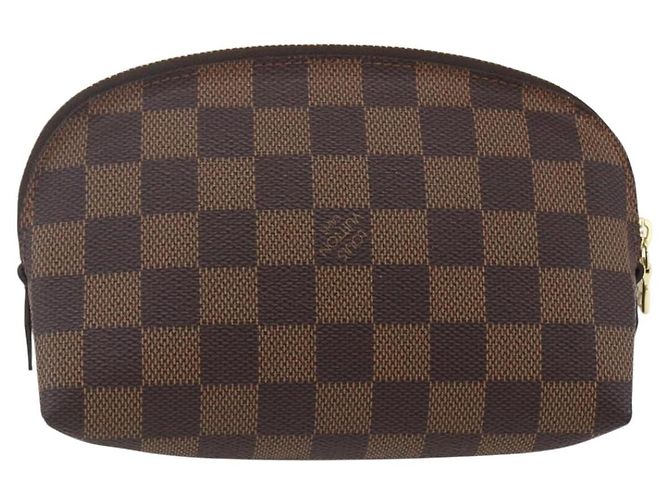 LOUIS VUITTON Pochette Cosmetica PM Damier Ebene N47516 Auth LV 163008 - vista 2