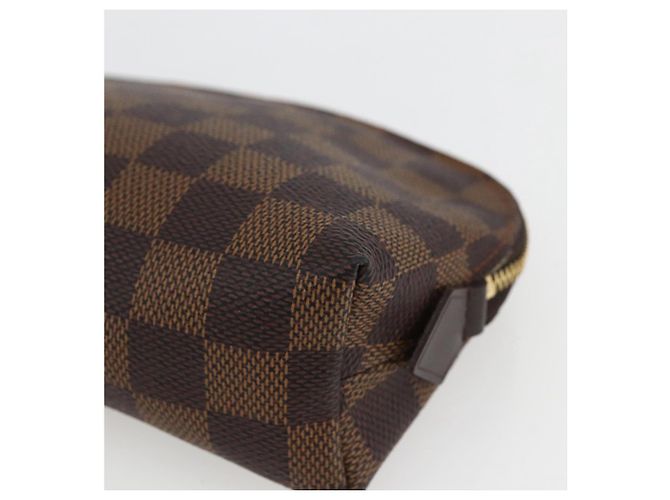 LOUIS VUITTON Pochette Cosmetica PM Damier Ebene N47516 Auth LV 163008 - vista 7
