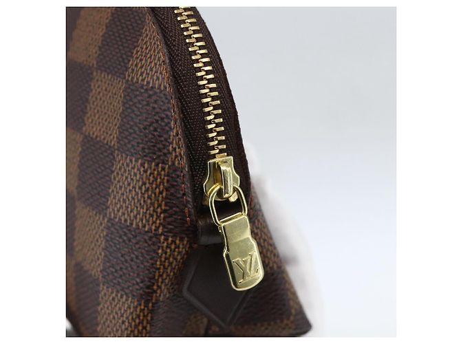 LOUIS VUITTON Pochette Cosmetica PM Damier Ebene N47516 Auth LV 163008 - vista 8