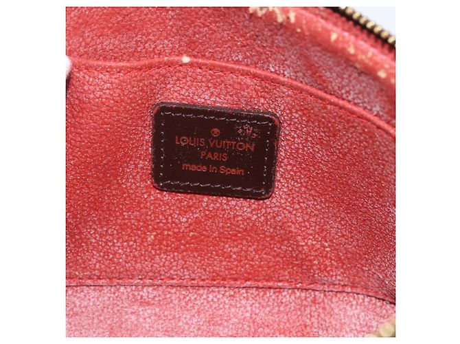 LOUIS VUITTON Pochette Cosmetica PM Damier Ebene N47516 Auth LV 163008 - vista 9