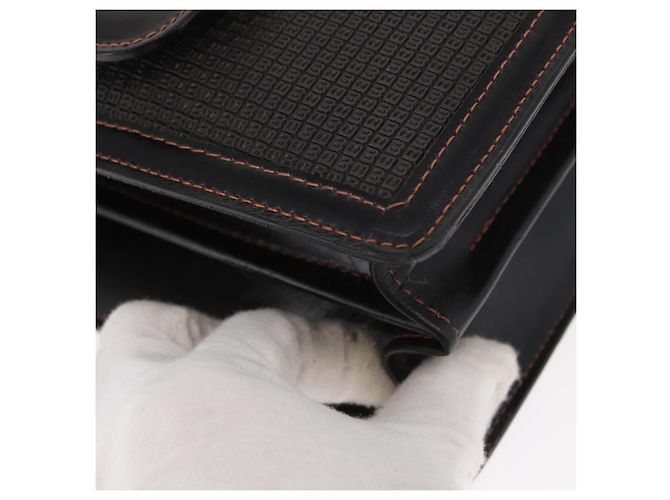 BALLY Borsa a Spalla in Pelle Nera Auth 160734 Nero - vista 15