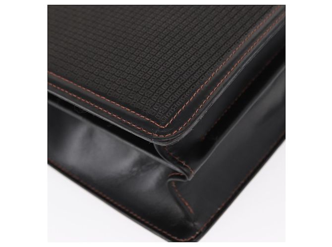 BALLY Borsa a Spalla in Pelle Nera Auth 160734 Nero - vista 17