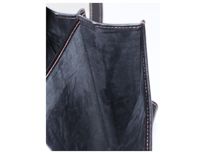 BALLY Borsa a Spalla in Pelle Nera Auth 160734 Nero - vista 20