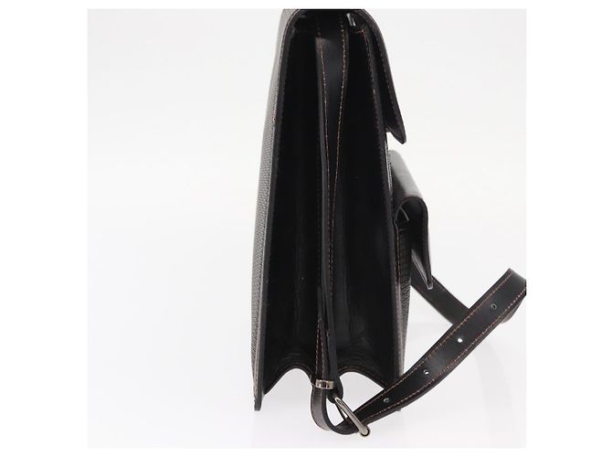 BALLY Borsa a Spalla in Pelle Nera Auth 160734 Nero - vista 4