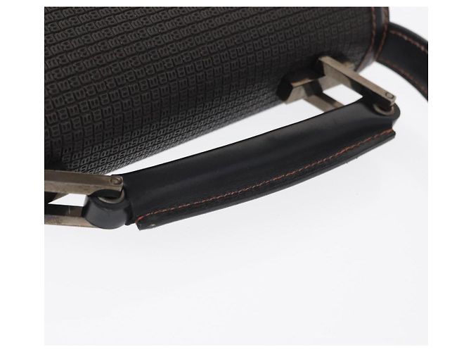 BALLY Borsa a Spalla in Pelle Nera Auth 160734 Nero - vista 7
